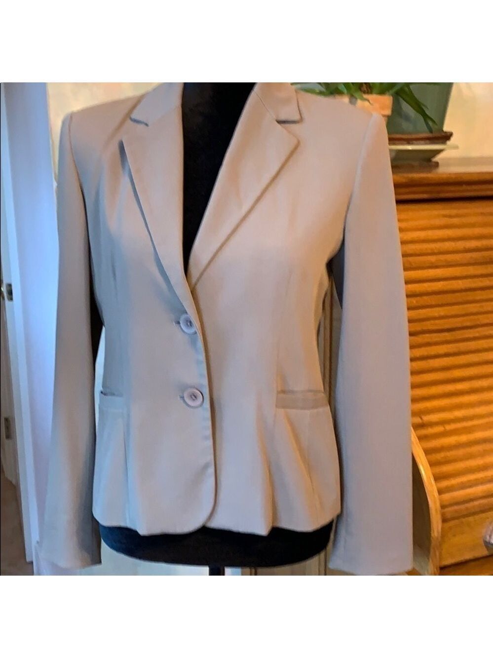 RAFAELLA Tan Taupe Blazer Jacket Neutral